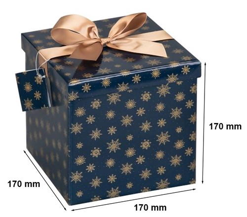 pudełko prezentowe gwiazdy