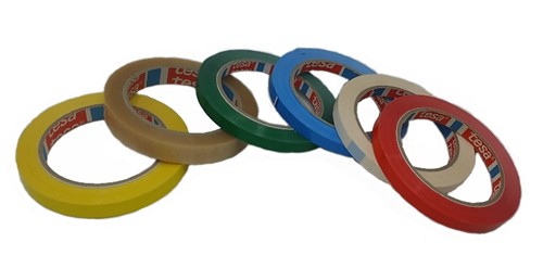 Taśma PVC do woreczków 9mm/66m Transparentna TESA