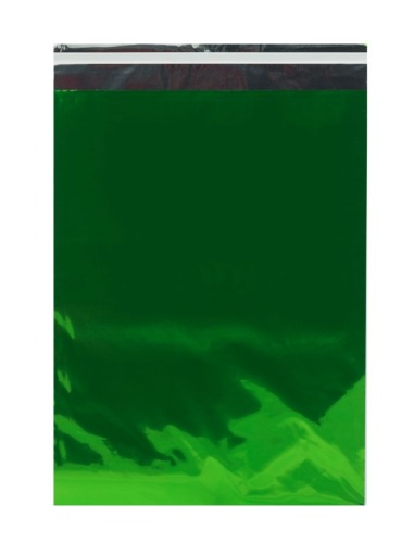 Woreczek foliowy z paskiem zielony