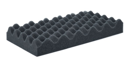 czarna pianka moletowana