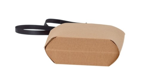 torebka tekturowa z wstążką