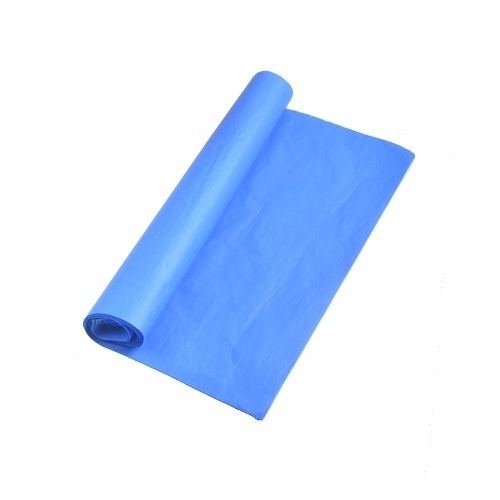 Niebieska gładka bibuła ozdobna