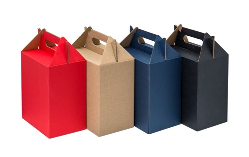 Pudełko z uchwytem F217 190x130x220mm czerwone