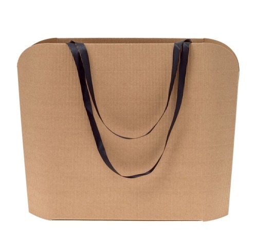 torebka z tektury karbowanej