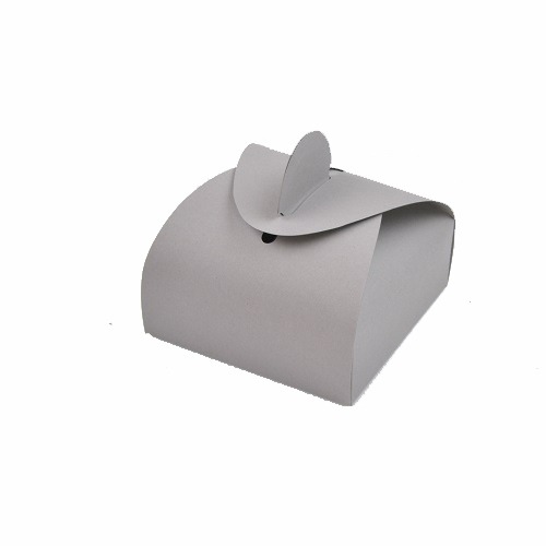 Pudełko ozdobne Prezent S 110x110x65mm Szare