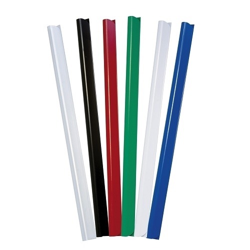 Listwy zaciskowe 10mmx297mm 100k. czarne 10szt