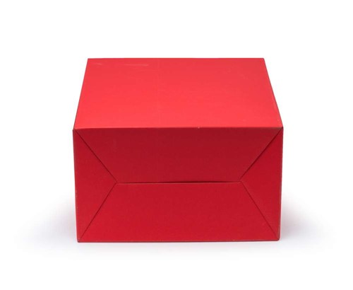 Pudełko z uchwytem czerwone F217 300x180x350mm
