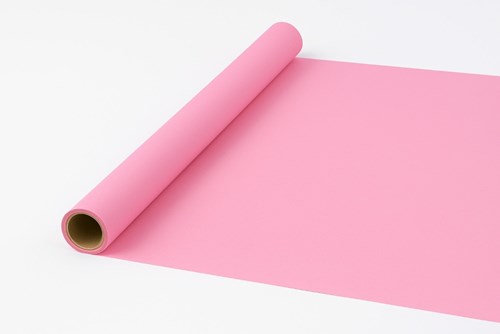 Folia satynowa ozdobna 50cm/9mb różowa do dekoracji kwiatów