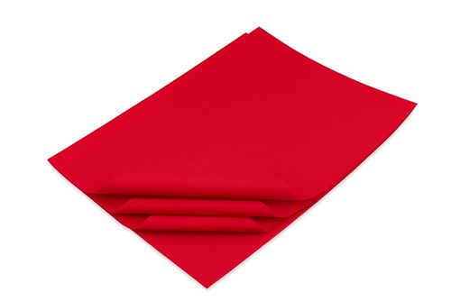 Bibuła ozdobna 20g 38x50cm Czerwona Rubinowa – ozdobna – 100 arkuszy