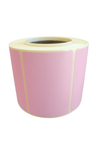  Etykiety termiczne różowe 60x40 mm – 500 sztuk