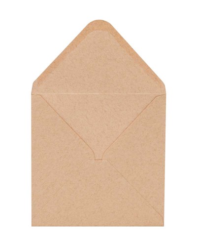 Koperty Kwadratowe K4 / Recycled Brązowe / 120g / 50 sztuk