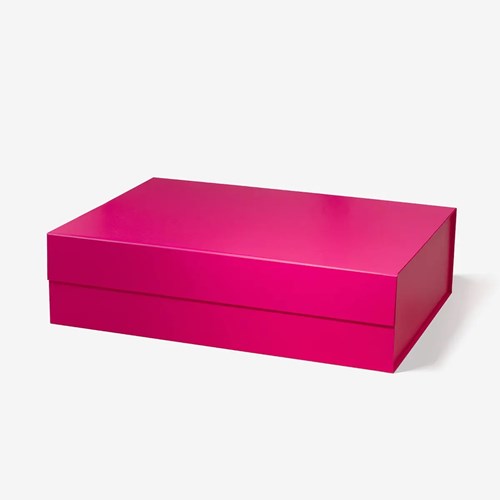 Duże pudełko magnetyczne magenta 440 × 320 × 120 mm