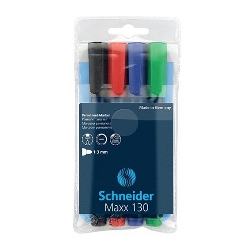 Zestaw markerów Schneider Maxx 130 4szt. mix