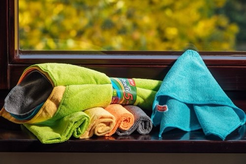 Ścierki z mikrofibry Paclan Practi – 5 sztuk, wielokrotnego użytku