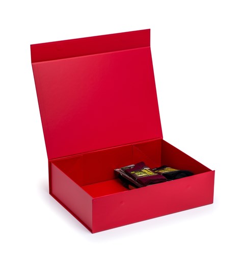 Pudełko Magnetyczne Czerwone 440x320x120mm (zew) A3 Na prezent