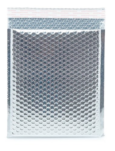 Koperta Metaliczna 270x350mm Srebrna - 100 szt