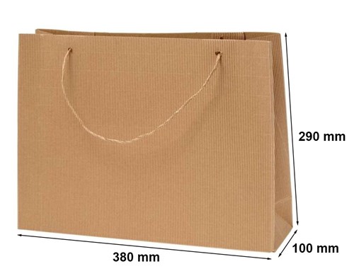 torba z tektury karbowanej