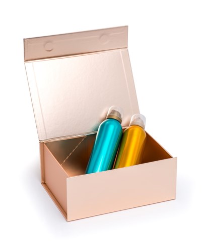 Pudełko Magnetyczne Różowe Złoto 235x170x100mm (zew)A5 Prezentowe