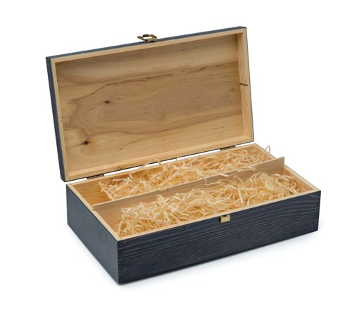 drewniane pudełko na wino