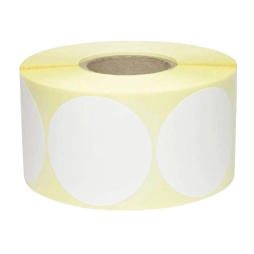 Etykiety termiczne okrągłe FI50 1000 sztuk