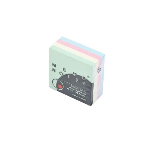 Karteczki kolorowe Memo Notes 50x50mm Mix 240szt.