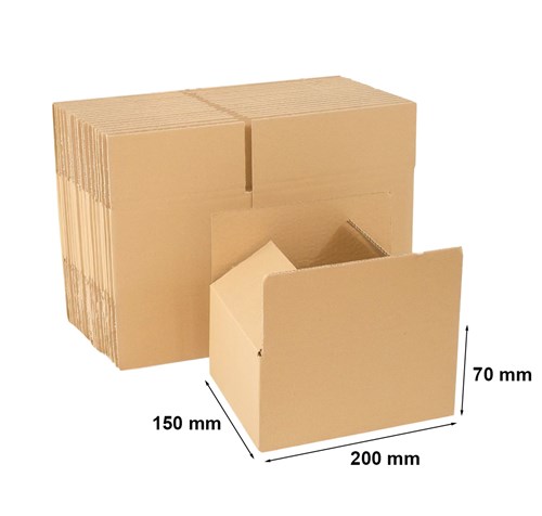 Kartony Klapowe 200x150x100mm, 10 sztuk