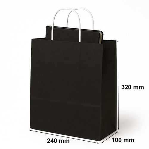 Torba Papierowa Na Prezent Czarna