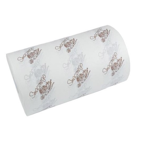 Papier biały Smacznego PE 350 rolka 10kg.