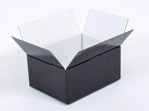 Pakiet - Karton Klap. 300x150x100mm Czarny 100szt.