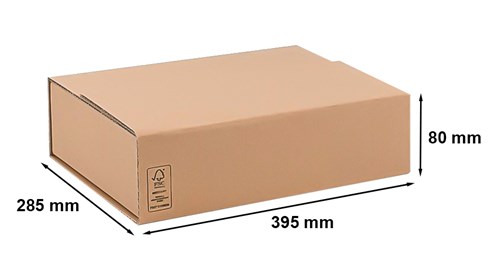 Owijka na książki tekturowa z paskiem 395x285x80mm