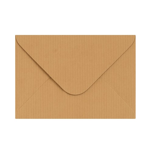 Koperty C6 / Kraft Prążek Ribbed / 120g a50