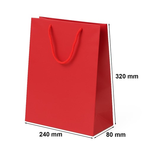 Torby Papierowe Na Prezenty Czerwone