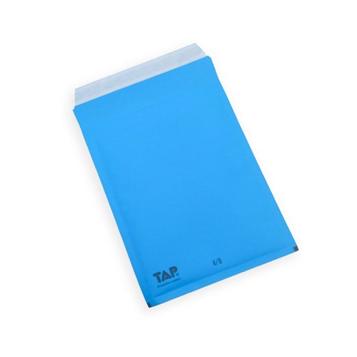 Niebieskie koperty bąbelkowe