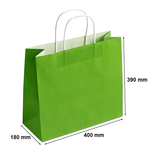Torby Papierowe Zielone Jasne