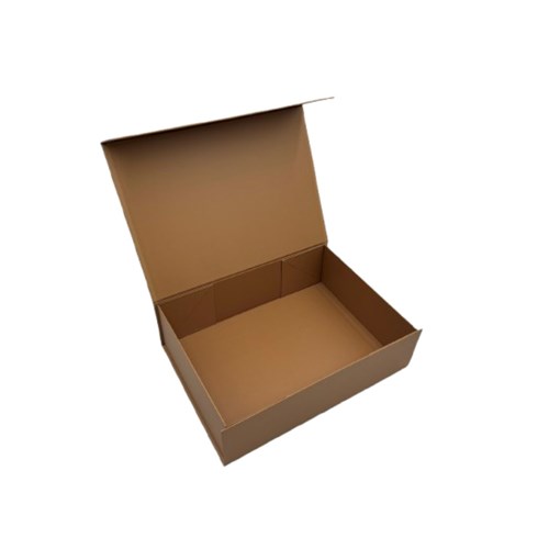 Pudełko magnetyczne eleganckie 350x250x100mm Mocha Mousse Kraft Latte