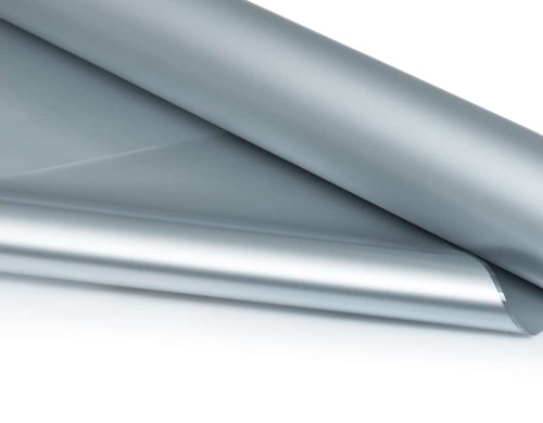 srebrna folia celofanowa