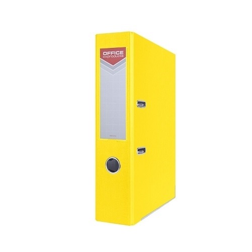 Segregator A4 biurowy na dokumenty, szeroki 75mm Żółty
