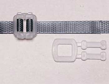 Zapinki polipropylenowe 14mm/1000szt przezroczyste