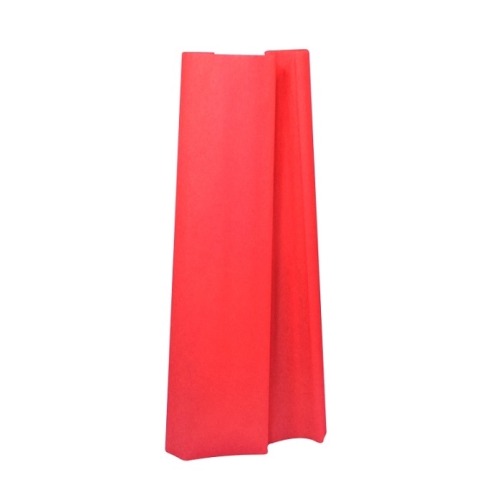 Czerwone arkusze bibuły gładkiej prezentowej