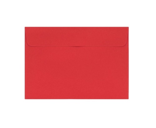 Głęboka czerwień kopert o gramaturze 120g doda charakteru każdej kartce okolicznościowej