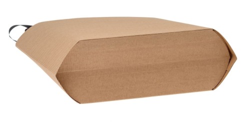 torebka z tektury karbowanej