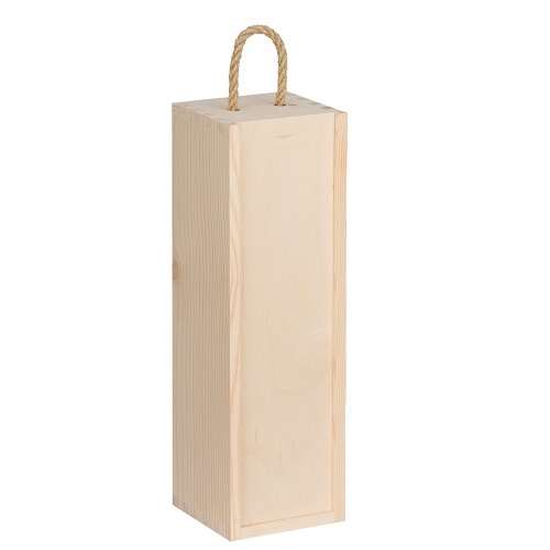 sosnowe pudełko na wino