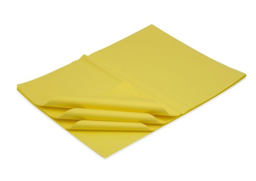 Bibuła gładka żółta w arkuszach