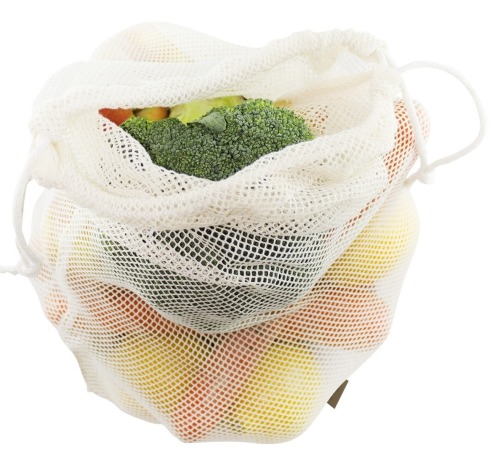 Woreczek z siatki bawełnianej