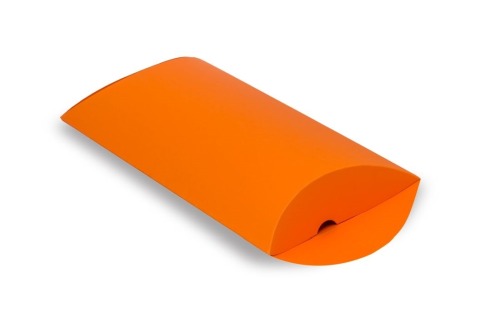 pomarańczowe pudełko poduszka