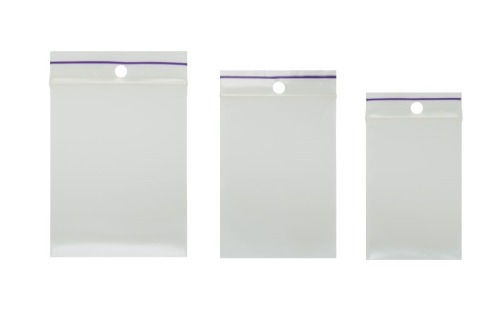 Torebka strunowa  40x60mm/0,050mm BIAŁA  100szt