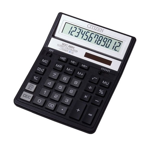 Kalkulator biurowy Citizen model SDC-888XBK