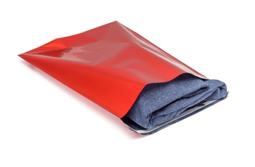 Woreczki Metalizowane z paskiem 160x230 Czerwone