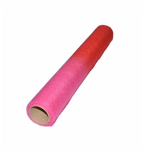 Wysokiej jakości flizelina w kolorze różowo-czerwonym do owijania i pakowania artykułów prezentowych