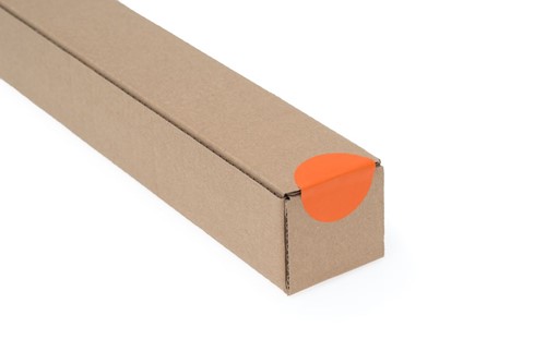 Samoprzylepne etykiety w kolorze pomarańczowym